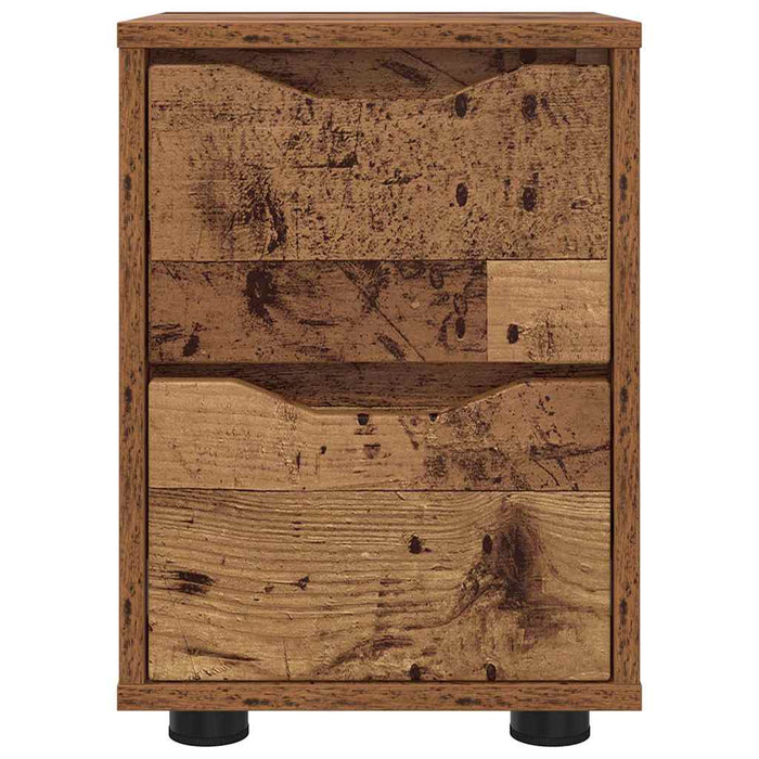 Noptieră cu sertar Lemn Vechi 30,5 x 30 x 43 cm Lemn compozit - WALTI WALTI