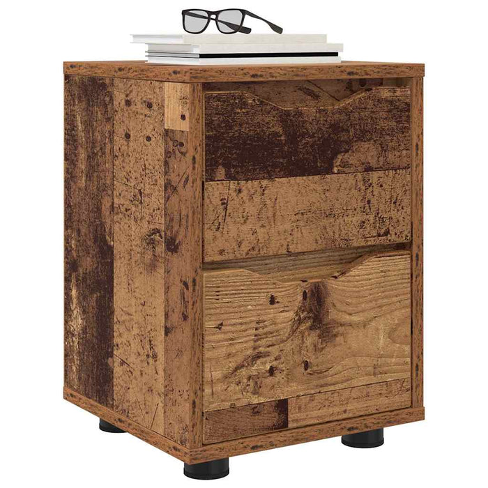 Noptieră cu sertar Lemn Vechi 30,5 x 30 x 43 cm Lemn compozit - WALTI WALTI