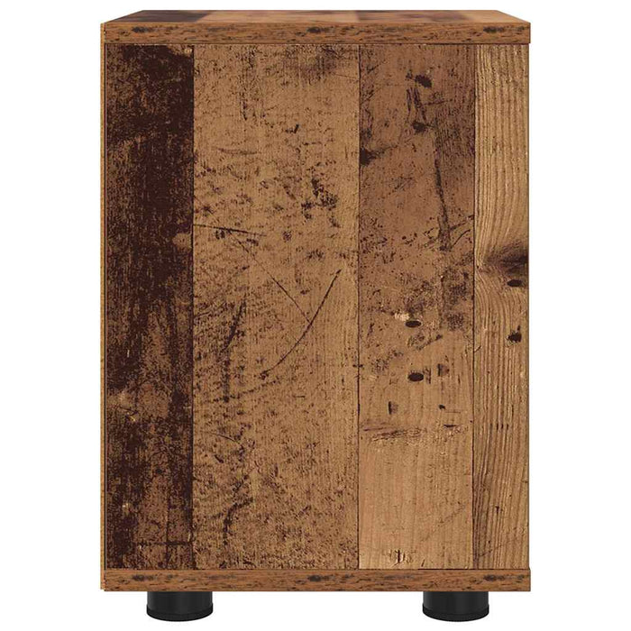 Noptieră cu sertar Lemn Vechi 30,5 x 30 x 43 cm Lemn compozit - WALTI WALTI