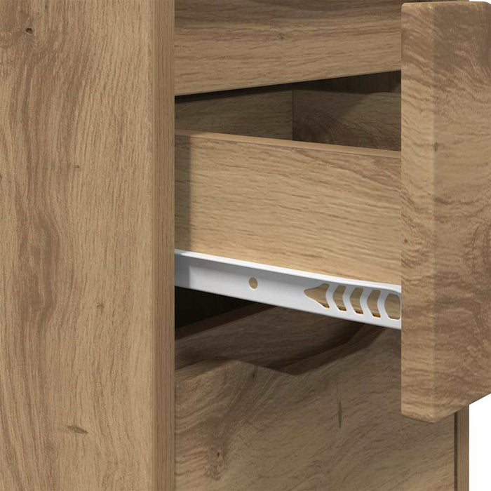 Mese de noptieră 2 pcs Stejar Artizanal 30,5 x 30 x 43 cm - WALTI WALTI