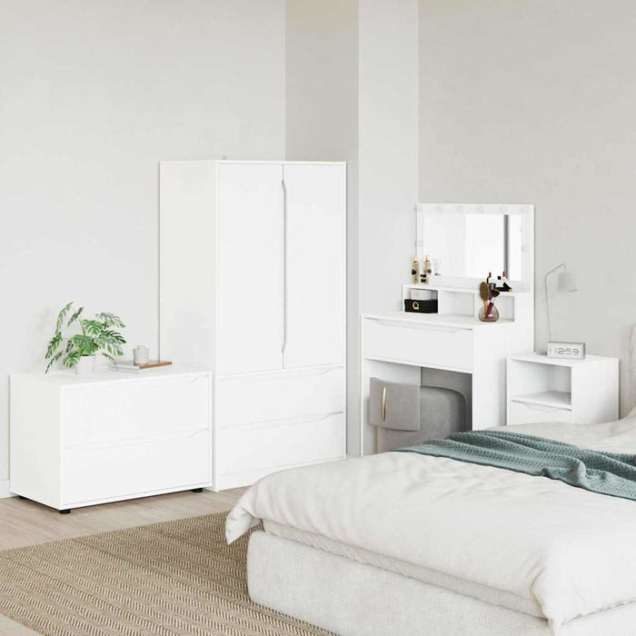 Dulap de depozitare Alb 80 x 48 x 57 cm Lemn compozit - WALTI WALTI