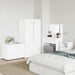 Dulap de depozitare Alb 80 x 48 x 57 cm Lemn compozit - WALTI WALTI