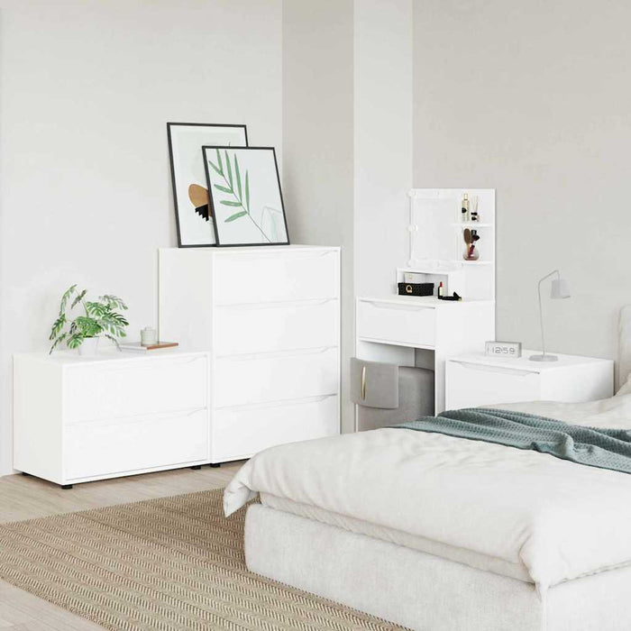 Dulap de depozitare Alb 80 x 48 x 57 cm Lemn compozit - WALTI WALTI