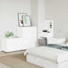 Dulap de depozitare Alb 80 x 48 x 57 cm Lemn compozit - WALTI WALTI