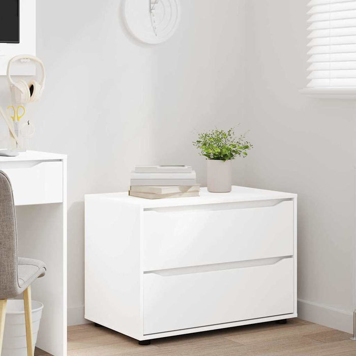 Dulap de depozitare Alb 80 x 48 x 57 cm Lemn compozit - WALTI WALTI