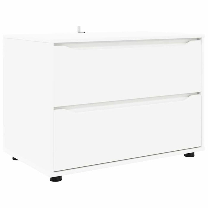 Dulap de depozitare Alb 80 x 48 x 57 cm Lemn compozit - WALTI WALTI