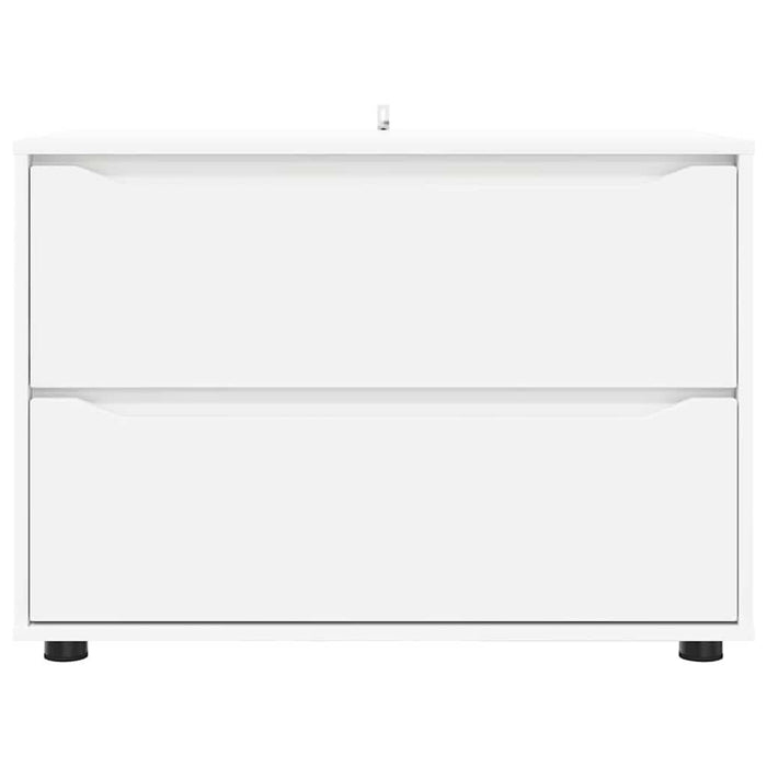 Dulap de depozitare Alb 80 x 48 x 57 cm Lemn compozit - WALTI WALTI
