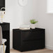 Dulap de depozitare Negru 80 x 48 x 57 cm Lemn compozit - WALTI WALTI