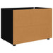 Dulap de depozitare Negru 80 x 48 x 57 cm Lemn compozit - WALTI WALTI