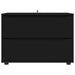 Dulap de depozitare Negru 80 x 48 x 57 cm Lemn compozit - WALTI WALTI