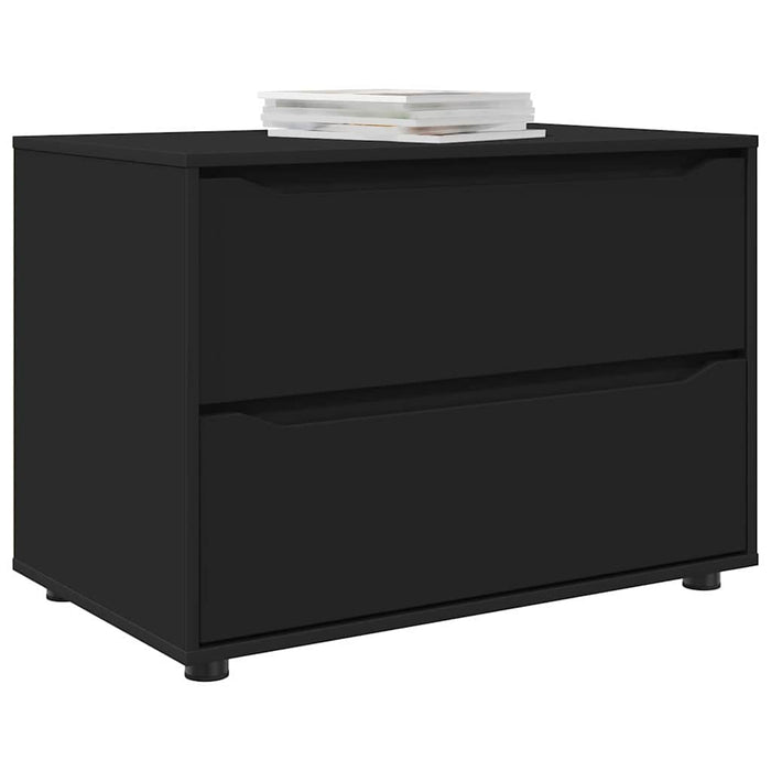 Dulap de depozitare Negru 80 x 48 x 57 cm Lemn compozit - WALTI WALTI