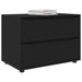 Dulap de depozitare Negru 80 x 48 x 57 cm Lemn compozit - WALTI WALTI