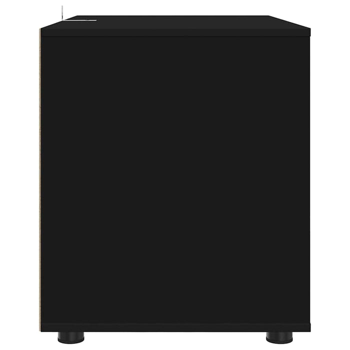 Dulap de depozitare Negru 80 x 48 x 57 cm Lemn compozit - WALTI WALTI