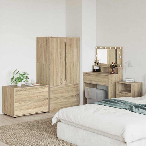 Dulap de depozitare Stejar Sonoma 80 x 48 x 57 cm Lemn compozit - WALTI WALTI
