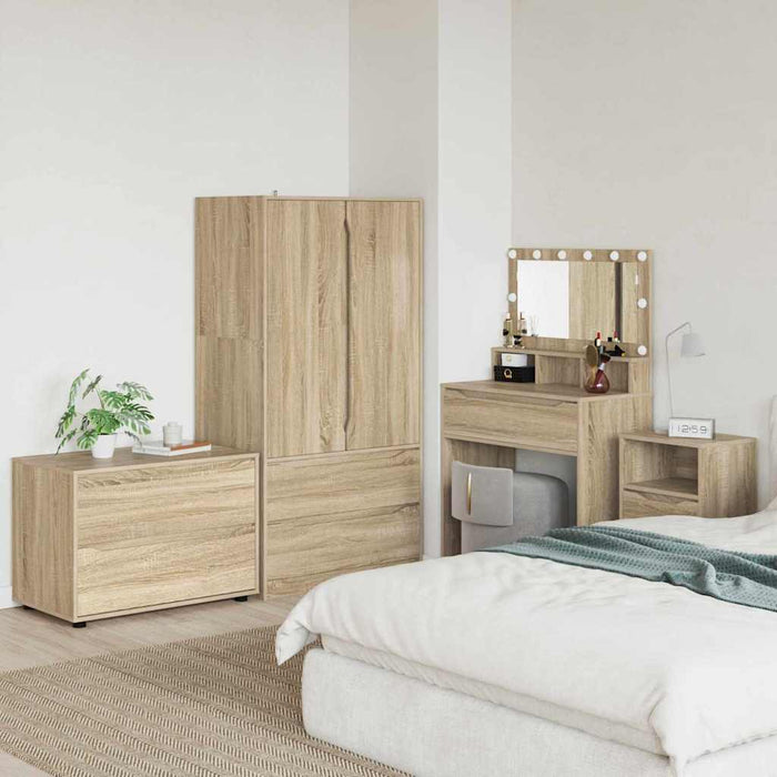 Dulap de depozitare Stejar Sonoma 80 x 48 x 57 cm Lemn compozit - WALTI WALTI