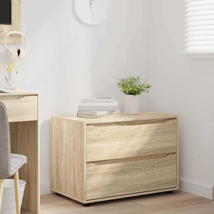 Dulap de depozitare Stejar Sonoma 80 x 48 x 57 cm Lemn compozit - WALTI WALTI