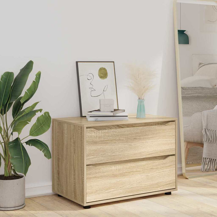 Dulap de depozitare Stejar Sonoma 80 x 48 x 57 cm Lemn compozit - WALTI WALTI