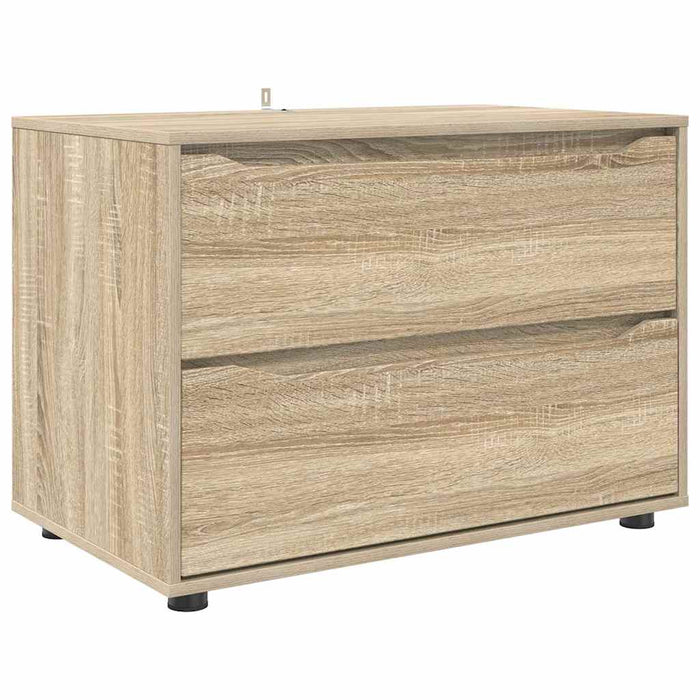 Dulap de depozitare Stejar Sonoma 80 x 48 x 57 cm Lemn compozit - WALTI WALTI