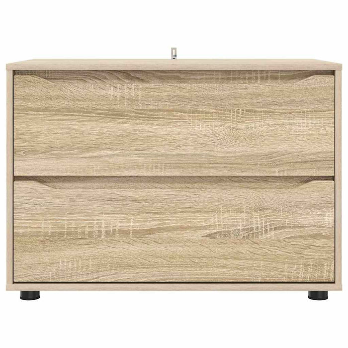 Dulap de depozitare Stejar Sonoma 80 x 48 x 57 cm Lemn compozit - WALTI WALTI