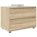 Dulap de depozitare Stejar Sonoma 80 x 48 x 57 cm Lemn compozit - WALTI WALTI