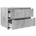 Dulap de depozitare Gri din beton 80 x 48 x 57 cm Lemn compozit - WALTI WALTI