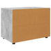 Dulap de depozitare Gri din beton 80 x 48 x 57 cm Lemn compozit - WALTI WALTI