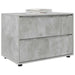 Dulap de depozitare Gri din beton 80 x 48 x 57 cm Lemn compozit - WALTI WALTI