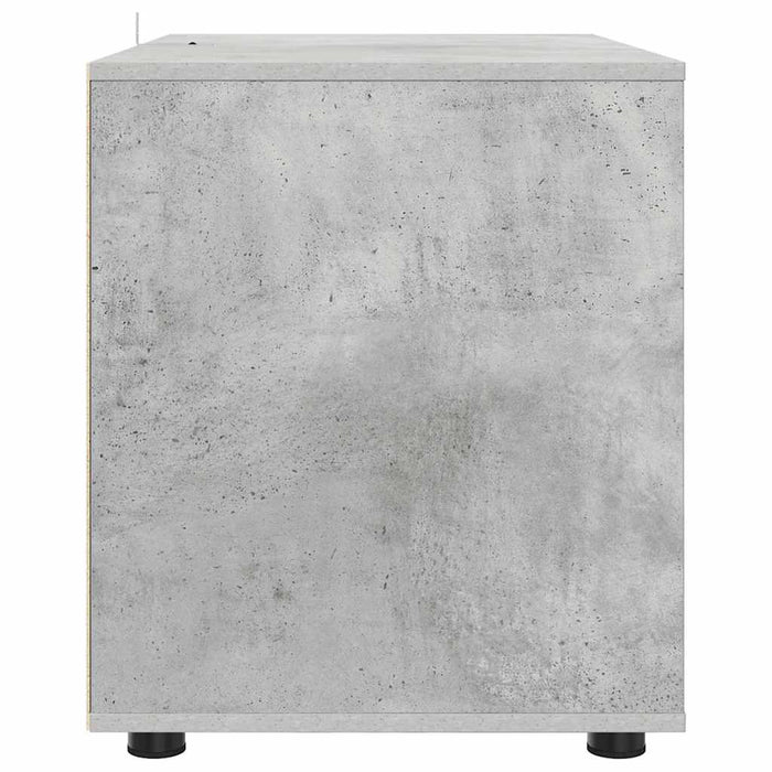 Dulap de depozitare Gri din beton 80 x 48 x 57 cm Lemn compozit - WALTI WALTI