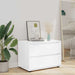 Dulap de depozitare Alb lucios 80 x 48 x 57 cm Lemn compozit - WALTI WALTI