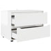 Dulap de depozitare Alb lucios 80 x 48 x 57 cm Lemn compozit - WALTI WALTI