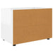 Dulap de depozitare Alb lucios 80 x 48 x 57 cm Lemn compozit - WALTI WALTI