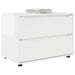 Dulap de depozitare Alb lucios 80 x 48 x 57 cm Lemn compozit - WALTI WALTI