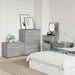 Dulap de depozitare Gri Sonoma 80 x 48 x 57 cm Lemn compozit - WALTI WALTI