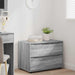 Dulap de depozitare Gri Sonoma 80 x 48 x 57 cm Lemn compozit - WALTI WALTI