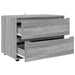 Dulap de depozitare Gri Sonoma 80 x 48 x 57 cm Lemn compozit - WALTI WALTI