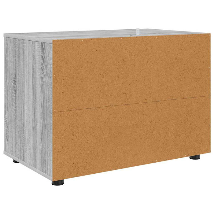 Dulap de depozitare Gri Sonoma 80 x 48 x 57 cm Lemn compozit - WALTI WALTI