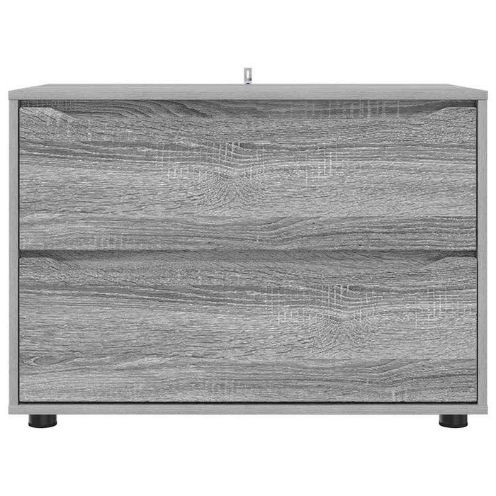 Dulap de depozitare Gri Sonoma 80 x 48 x 57 cm Lemn compozit - WALTI WALTI