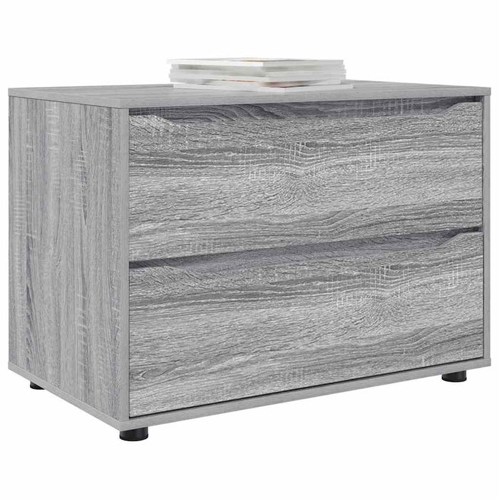 Dulap de depozitare Gri Sonoma 80 x 48 x 57 cm Lemn compozit - WALTI WALTI