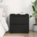 Dulap de depozitare Negru 60 x 48 x 57 cm Lemn compozit - WALTI WALTI