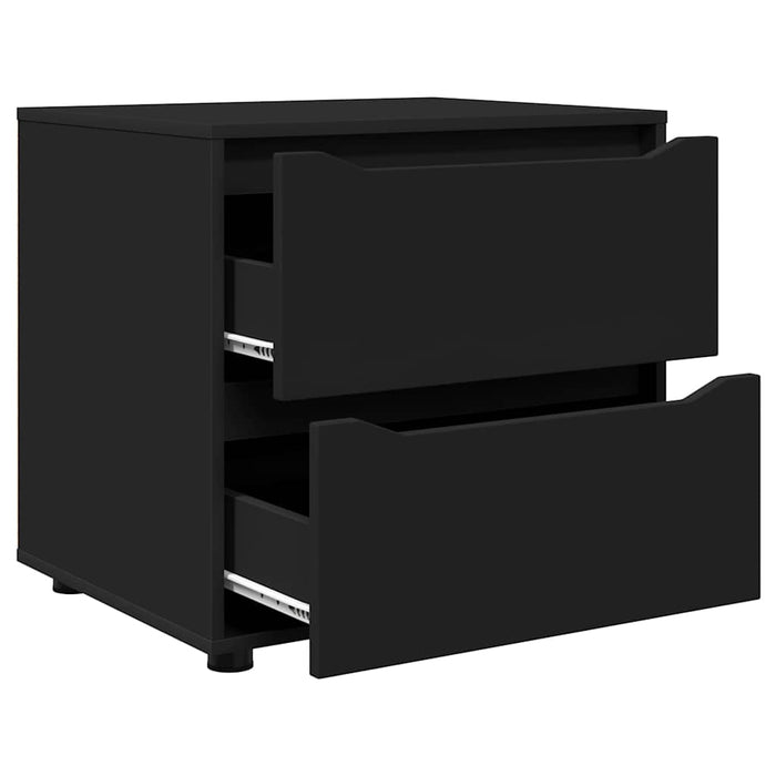 Dulap de depozitare Negru 60 x 48 x 57 cm Lemn compozit - WALTI WALTI