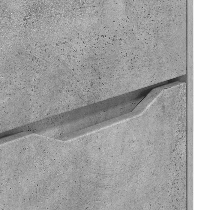 Dulap de depozitare Gri din beton 60 x 48 x 57 cm Lemn compozit - WALTI WALTI