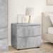 Dulap de depozitare Gri din beton 60 x 48 x 57 cm Lemn compozit - WALTI WALTI