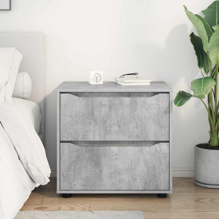Dulap de depozitare Gri din beton 60 x 48 x 57 cm Lemn compozit - WALTI WALTI