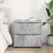 Dulap de depozitare Gri din beton 60 x 48 x 57 cm Lemn compozit - WALTI WALTI
