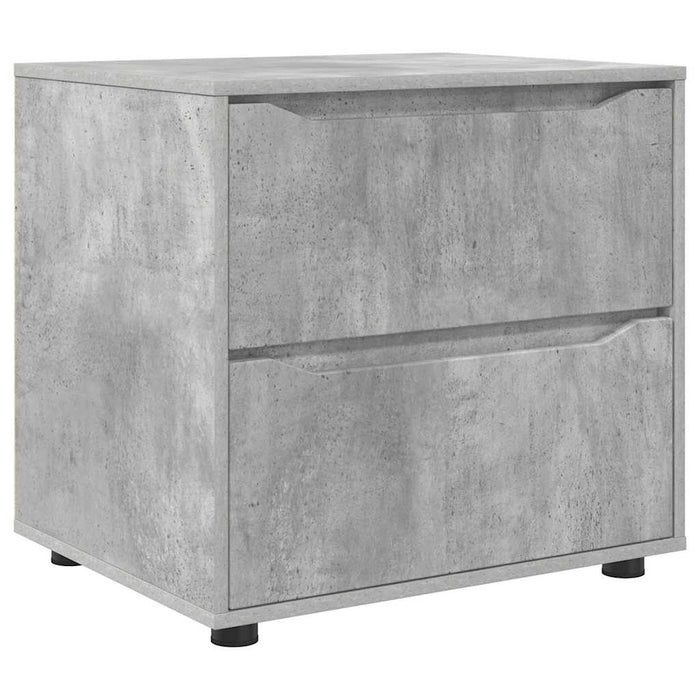 Dulap de depozitare Gri din beton 60 x 48 x 57 cm Lemn compozit - WALTI WALTI