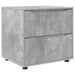 Dulap de depozitare Gri din beton 60 x 48 x 57 cm Lemn compozit - WALTI WALTI
