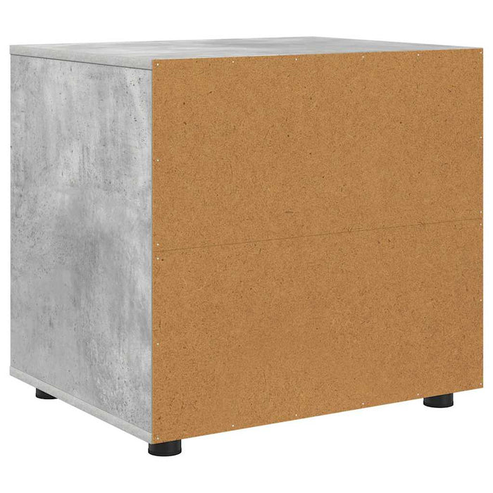 Dulap de depozitare Gri din beton 60 x 48 x 57 cm Lemn compozit - WALTI WALTI