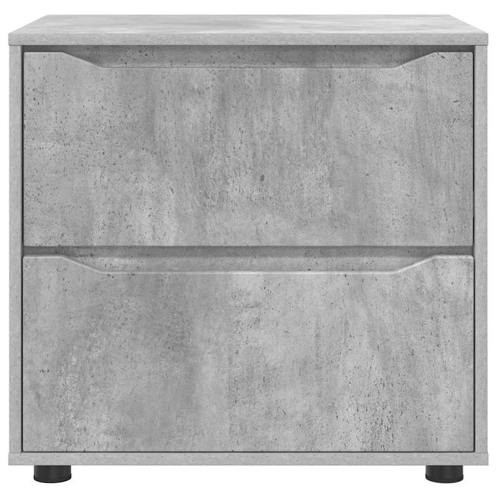 Dulap de depozitare Gri din beton 60 x 48 x 57 cm Lemn compozit - WALTI WALTI