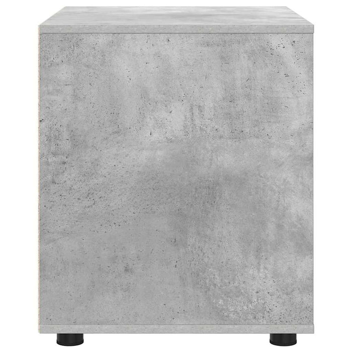 Dulap de depozitare Gri din beton 60 x 48 x 57 cm Lemn compozit - WALTI WALTI