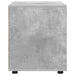 Dulap de depozitare Gri din beton 60 x 48 x 57 cm Lemn compozit - WALTI WALTI